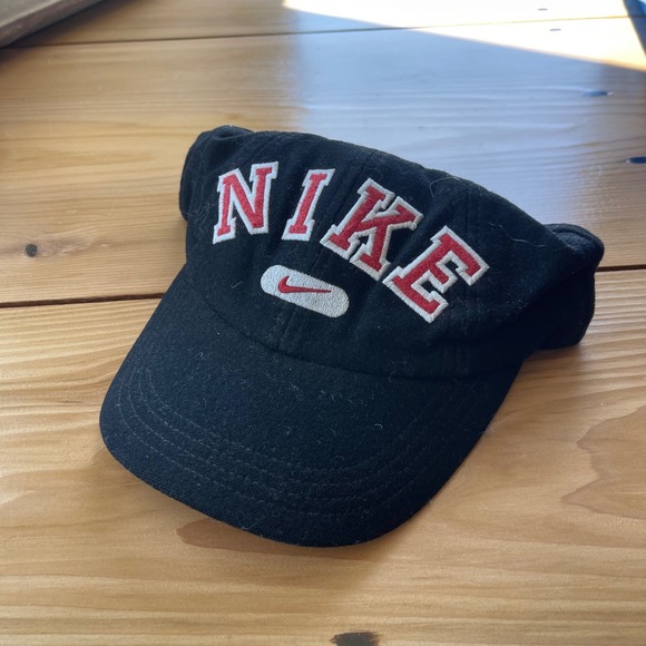 Vintage Y2K Nike Spell out Wool‎ Ball Cap - Picture 1 of 7
